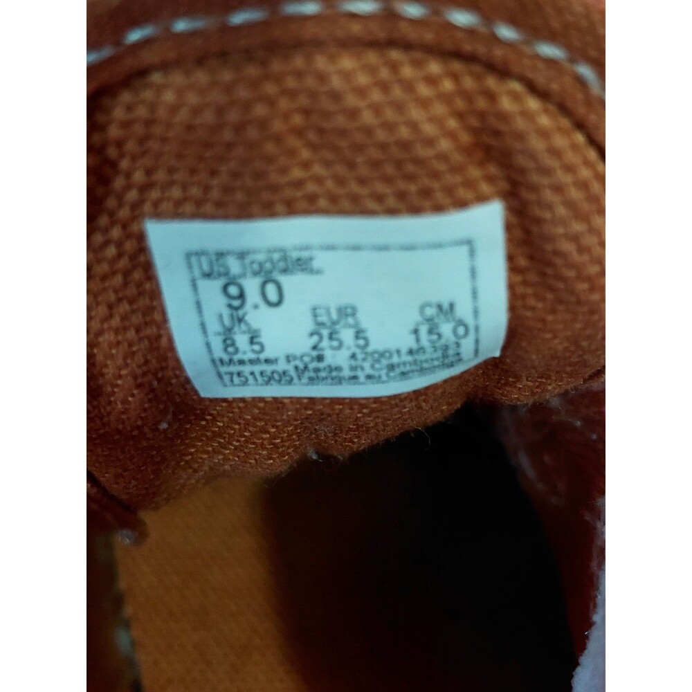 Vans Old Skool Brown Suede Canvas Toddler Shoes Size 9 Unisex - Picture 7 of 7